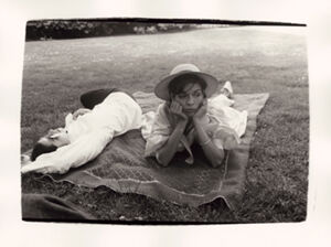 Black and white photograph on paper