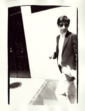 Black and white photograph on paper