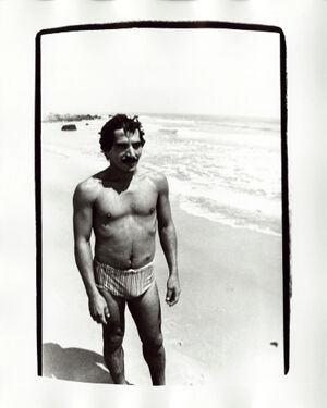 Black and white photograph on paper