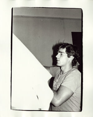 Black and white photograph on paper