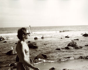 Black and white photograph on paper