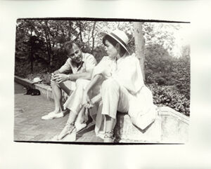 Black and white photograph on paper