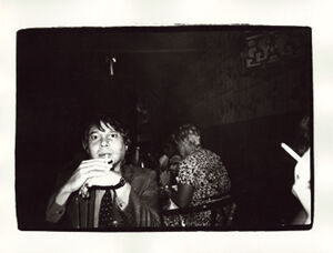 Black and white photograph on paper