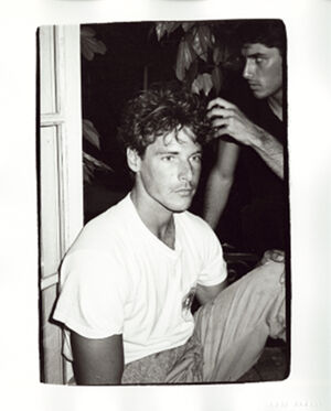 Black and white photograph on paper