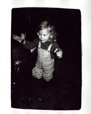 Black and white photograph on paper