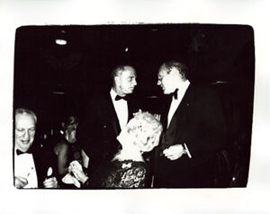 Black and white photograph on paper