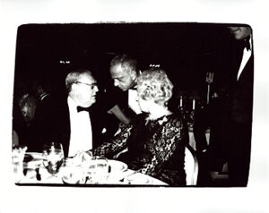 Black and white photograph on paper