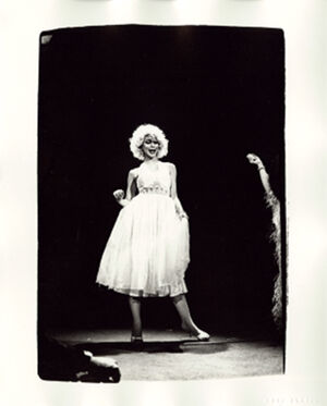 Black and white photograph on paper