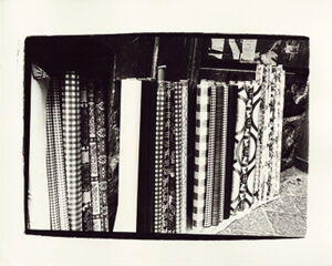 Black and white photograph on paper