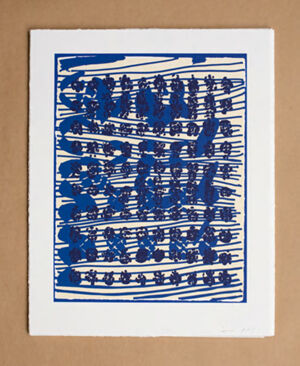 Relief printed in three colors on Somerset paper