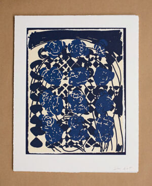 Relief printed in three colors on Somerset paper