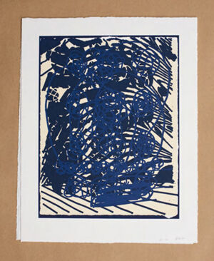 Relief printed in three colors on Somerset paper