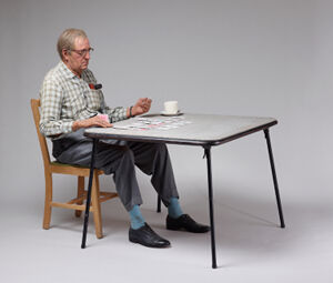 Polyester resin and fiberglass polychromed in oil with mixed media and accessories