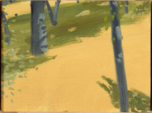 Oil on masonite