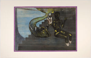 Aquatint and drypoint on paper