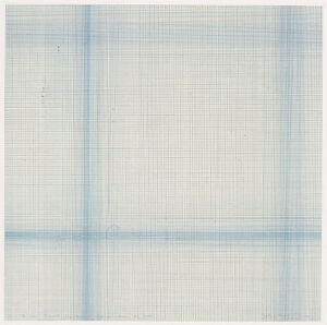 ink on silk tissue mounted  on rag