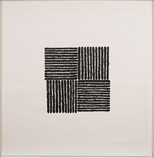 Pencil, oil pastel on paper