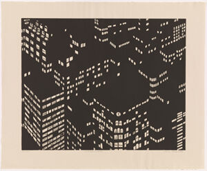Woodcut on paper