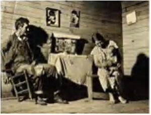 Black and white photograph on paper