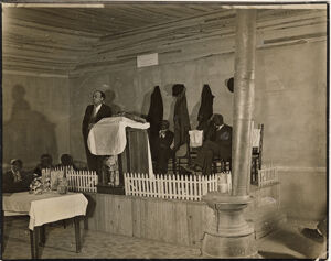 Black and white photograph on paper