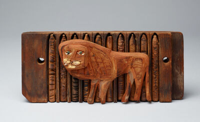 Stained, painted and blackened wood, cigar mold