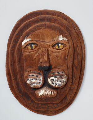 Stained and painted wood