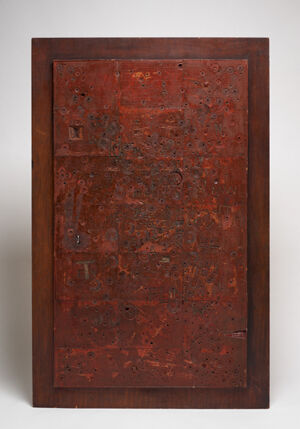 Stained wood