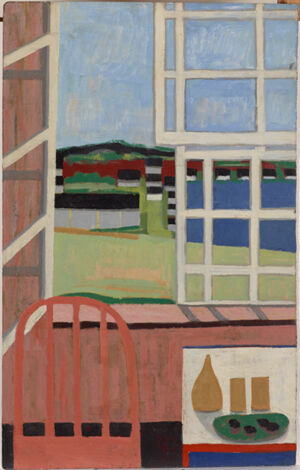 Oil on masonite