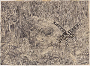 Ink on paper