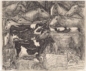 Ink on paper