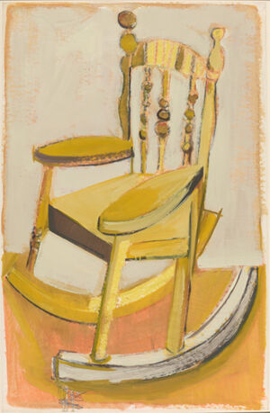 Oil, pastel and charcoal on paper on paper