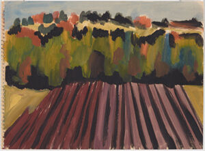 Oil on paper