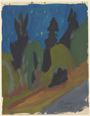 Oil on paper