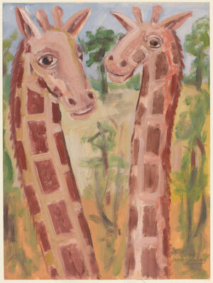 Oil on paper