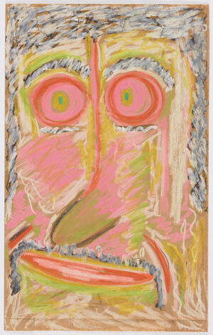 oil stick on paper bag