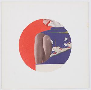 collage  on cardboard
