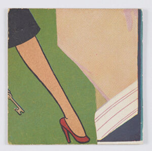 collage  on cardboard