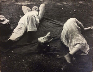 Vintage gelatin silver print on paper