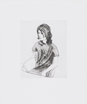 Etchings in black ink on paper