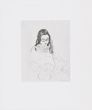Etchings in black ink on paper