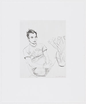 Etchings in black ink on paper