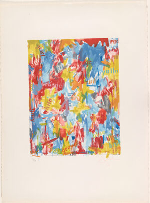 Color lithograph from eleven stones on ivory wove paper