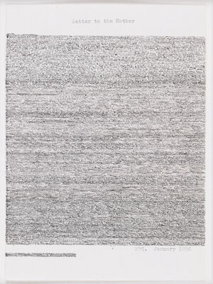 ink and typewriting on paper