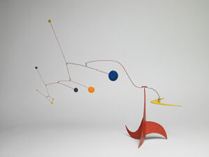 Painted metal and wire