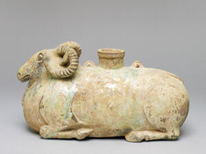 Earthenware with lead glaze