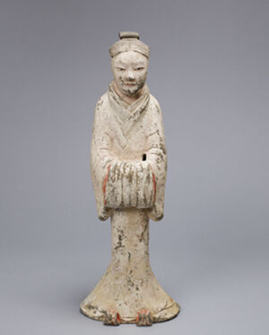 Earthenware with slip and pigments