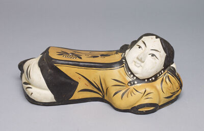 Pillow in the Form of a Reclining Child | Unknown, Chinese | Colby ...
