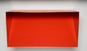 Copper with orange plexiglass