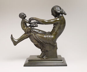 Bronze with brown patina