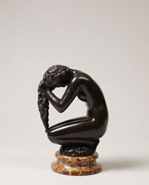 Bronze with brown patina